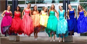 May Day Court 2016 - Princesses Jumping 